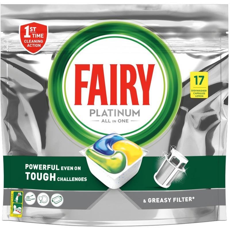 Fairy All In One Platinum kapsułki do zmywarek 17szt. Max Drogeria.pl