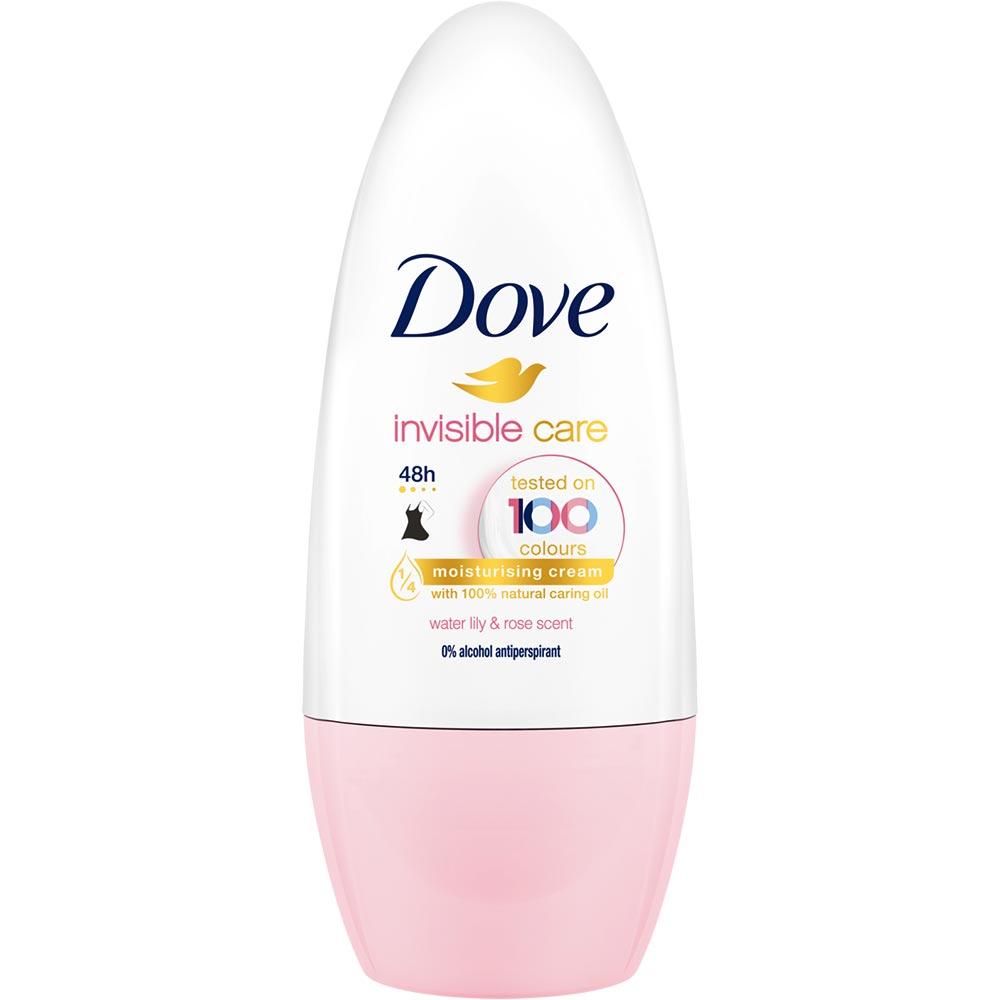 Dove Invisible Rolon Dove Invisible Care roll-on Waterlily & Rose Scent 50ml - Max Drogeria.pl