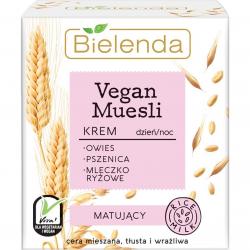 Bielenda Vegan Muesli krem do twarzy 50ml Matujący