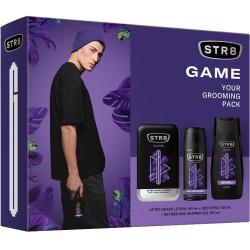 STR8 zestaw Game woda po goleniu 100ml + dezodorant 150ml + żel pod prysznic 250ml