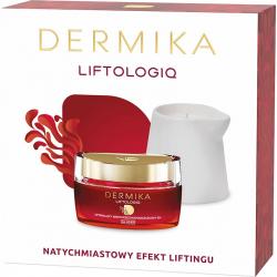 Dermika Zestaw LIFTOLOGIQ krem przeciwzmarszczkowy + świeca do masażu