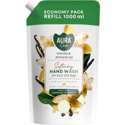Bispol Aura zapas mydła w płynie 1L Wanilia i Olejek Migdałowy