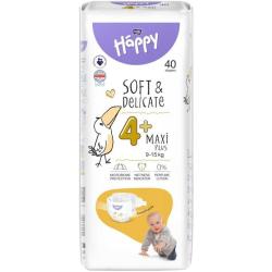 Bella Happy Soft & Delicate pieluchy Maxi Plus (4+) (9-15kg) 40 sztuk