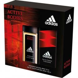 Adidas Zestaw MEN Active Body dezodorant perfumowany + woda toaletowa