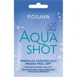 Soraya Aqua Shot odświeżająca maseczka do twarzy 6g peel off