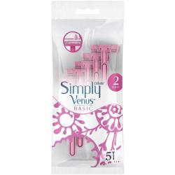 Gillette Simply Venus Basic 2 maszynki do golenia 5 sztuk