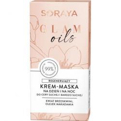 Soraya Glam Oils krem-maska regenerująca 50ml cera sucha