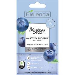 Bielenda Blueberry C-Tox maseczka do twarzy 8g nawilżająco-rozświetlająca