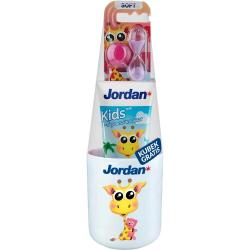 Jordan 0-5 lat Zestaw Step Kids (szczotka+pasta+kubek)