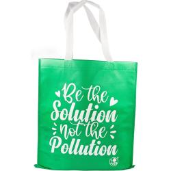 GAM torba ekologiczna PP 36x41cm Be The Solution zielona