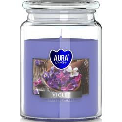 Bispol świeca zapachowa - słoik Violet