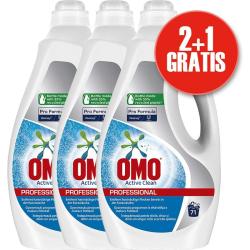 Omo Professional pakiet płyn do prania 5L Active Clean Liquid 2+1 gratis