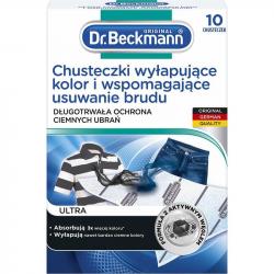 Dr. Beckmann chusteczki wyłapujące kolor 10szt do ciemnych ubrań