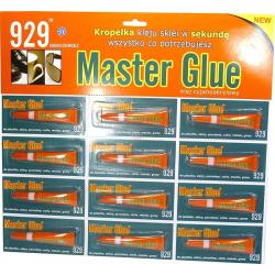 Master Glue klej cyjanoakrylowy 2g 12szt.