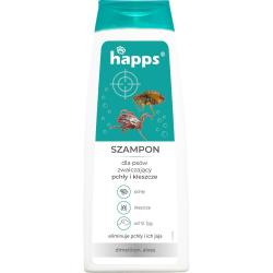 Happs szampon dla psów 250ml przeciw pchłom i kleszczom