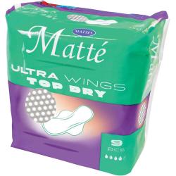 Mattes Matte Top Dry podpaski ze skrzydełkami 9szt.
