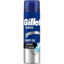 Gillette żel do golenia 200ml z węglem aktywnym