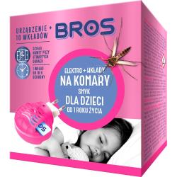 Bros elektro sensitive urządzenie + 10 wkładów na komary