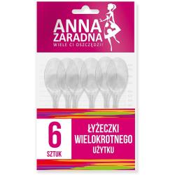 Anna Zaradna łyżeczki wielorazowe 6 sztuk