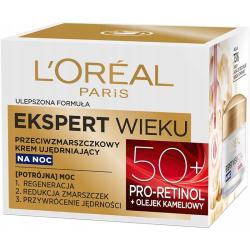 Loreal Ekspert Wieku 50+ przeciwzmarszczkowy krem na noc 50ml