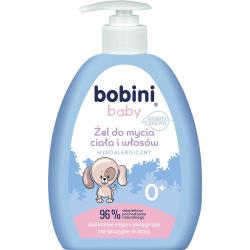 Bobini Baby żel do mycia ciała i włosów 300ml dozownik
