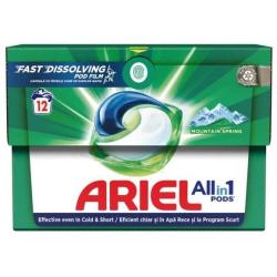Ariel All In 1 Pods kapsułki do prania 12 szt. Mountain Spring