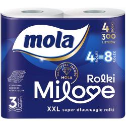 Mola Milove XXL papier toaletowy 3W 4 sztuki
