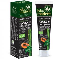 Bio Madent pasta do zębów wybielająca 100ml Węgiel z bambusa i Papaja