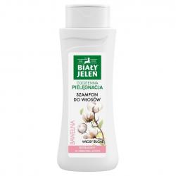 Biały Jeleń szampon do włosów suchych z bawełną 300ml
