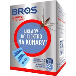 Bros elektro wkłady na komary 20szt.
