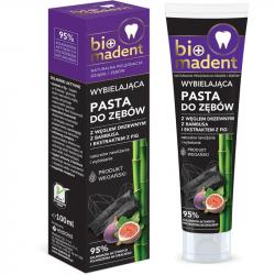 Bio Madent pasta do zębów wybielająca 100ml Węgiel z bambusa i Figa