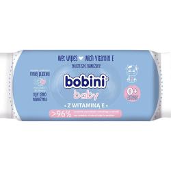 Bobini Baby chusteczki nawilżane dla dzieci 60 sztuk z witaminą E