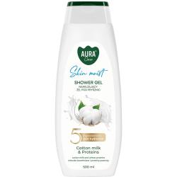 Bispol Aura żel pod prysznic Mleczko Bawełniane/Proteiny 500ml