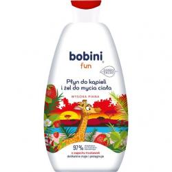 Bobini Fun płyn & żel do kąpieli 500ml Truskawkowa Wyspa