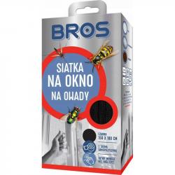 Bros siatka na okno CZARNA 150x180cm