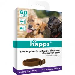 Happs obroża dla dużych psów przeciw pchłom i kleszczom