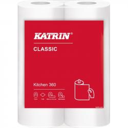 Katrin Classic 2467 ręcznik extra długi 100m 1-warstwowy biały 2 sztuki