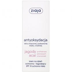 Ziaja Jagody Acai krem do twarzy SPF10 50ml ochronno-łagodzący