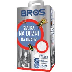 Bros siatka na drzwi BIAŁA 140x220cm