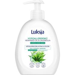 Luksja Hypoallergenic mydło w płynie Olej z Konopi i Nagietek 250ml pompka