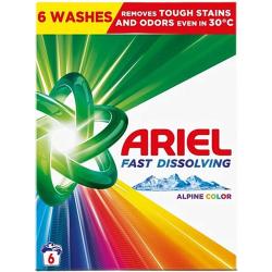 Ariel Fast Dissolving proszek do prania 330g Alpine Kolor (6 prań)