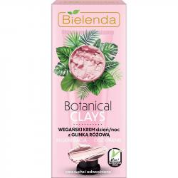 Bielenda Botanical Clays krem wegański 50ml z glinką różową