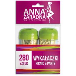 Anna Zaradna wykałaczki w pojemniku 2x140szt.