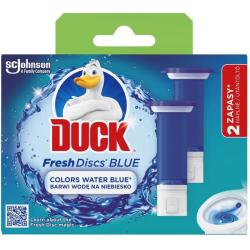 Duck Duo Fresh Discs żelowy krążek do WC Blue Lagoon zapas 2 szt.