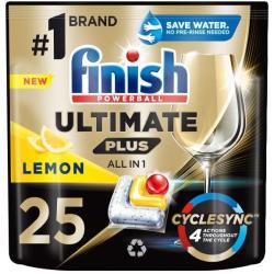 Finish Powerball Ultimate Plus tabletki do zmywarek 25 sztuk Lemon