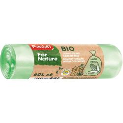 Paclan Nature BIO worki ogrodowe 60L/6 sztuk