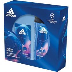 Adidas zestaw MEN UEFA Victory Edition woda toaletowa 50ml + żel pod prysznic 250ml