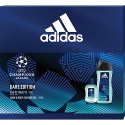 Adidas zestaw MEN UEFA Dare edition woda toaletowa 50ml + żel pod prysznic 250ml