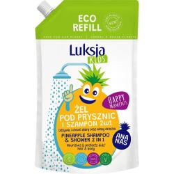 Luksja Kids 2w1 żel i szampon dla dzieci 750ml Ananas