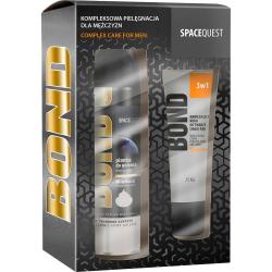 Bond zestaw Spacequest woda po goleniu 100ml + krem pielęgnacyjny 75ml + pianka do golenia 250ml